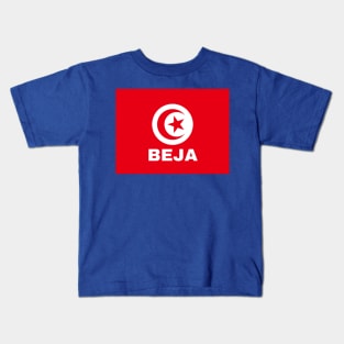 Beja City in Tunisian Flag Kids T-Shirt